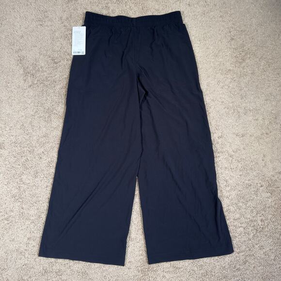 Lululemon Women’s Size 14 Black Swift Wide Leg Mid Rise Pants Relaxed Fit NWT - Picture 7 of 8